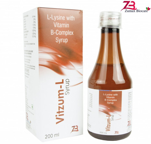 L-Lysine 375 mg with Vitamins B-Complex Zinc 12.5 mg 1