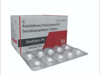 Aceclofenac 100 mg Paracetamol 325 mg Serratiopeptidase 15 mg