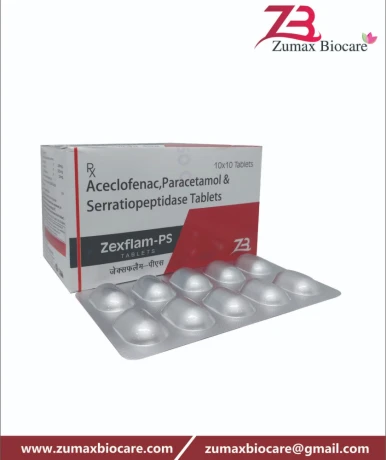 Aceclofenac 100 mg Paracetamol 325 mg Serratiopeptidase 15 mg 1