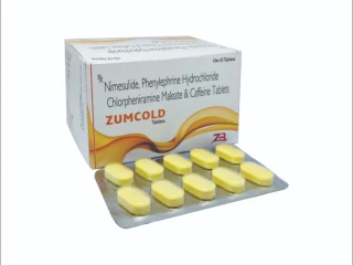 Nimesulide 100 mg Phenylephrine Hydrochloride 10 mg Chlorpheniramine Maleate 5 mg Caffeine 25 mg