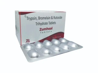 Trypsin 48 mg Bromelain 90 mg Rutoside Trihydrate 100 mg