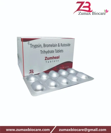 Trypsin 48 mg Bromelain 90 mg Rutoside Trihydrate 100 mg 1