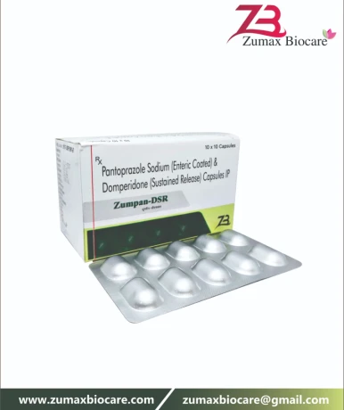 Enteric Coated Pantoprazole Sodium 40 mg Domperidone 30 mg SR 1